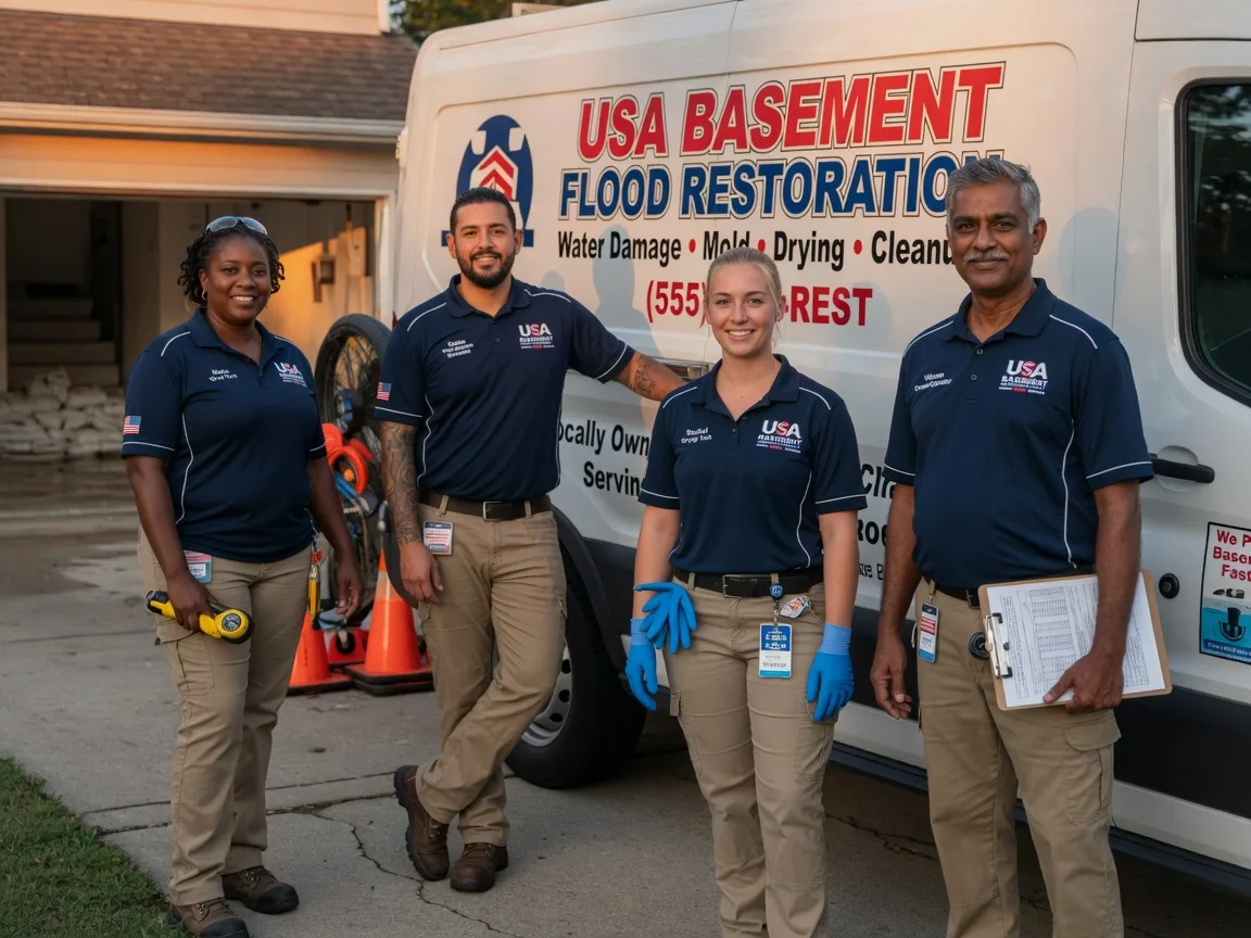 Basement Flood Cleanup company in Collins, MS